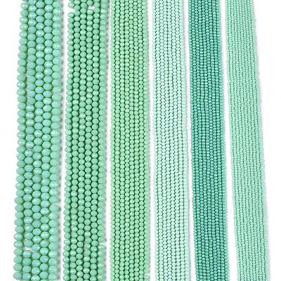 Opaque Solid Color Imitation Jade Glass Beads Strands LS-EGLA-A044-P3mm-D14-1