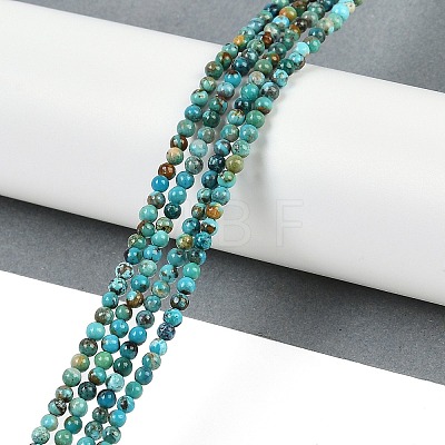 Natural HuBei Turquoise Beads Strands G-M411-A02-01-1