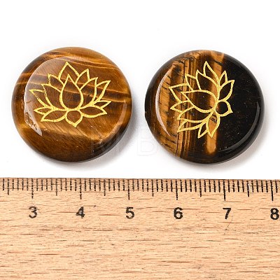 Natural Tiger Eye Cabochons G-C158-04G-1