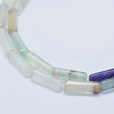 Natural Fluorite Beads Strands G-F631-D17-1