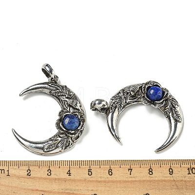 Natural Lapis Lazuli Pendants G-P547-04AS-08-1