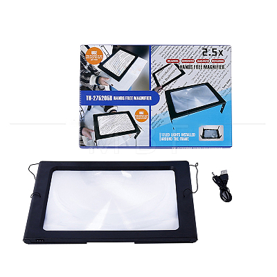 Desktop Foldable Magnifier AJEW-L073-16-1