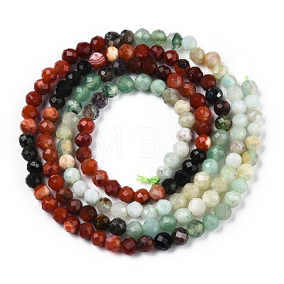 Natural Mixed Gemstone Beads Strands G-D080-A01-02-14-1