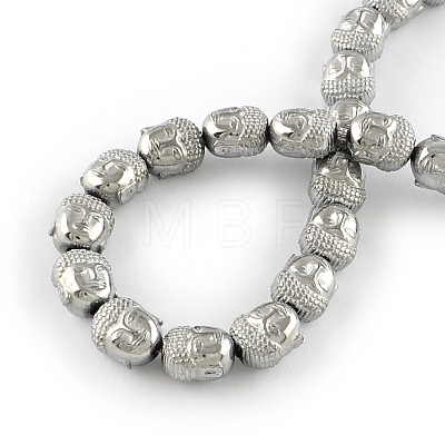 Electroplated Non-magnetic Synthetic Hematite Beads Strands X-G-R259-47H-1