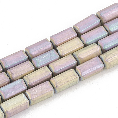 Electroplate Non-magnetic Synthetic Hematite Beads Strands X-G-N0322-13C-1