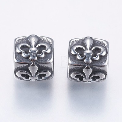 304 Stainless Steel Beads STAS-I069-30AS-1
