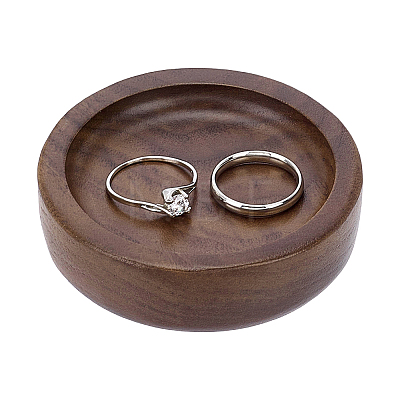 Wood Jewelry Plates ODIS-WH0177-004-1