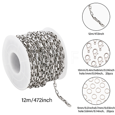 DIY Chain Bracelet Necklace Making Kit DIY-CA0005-14-1