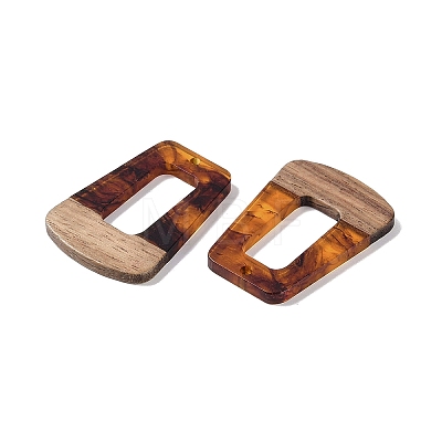 Resin & Wood Pendants WOOD-F015-11D-1