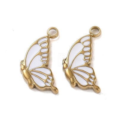 304 Stainless Steel with Enamel Charms STAS-L022-400G-04-1