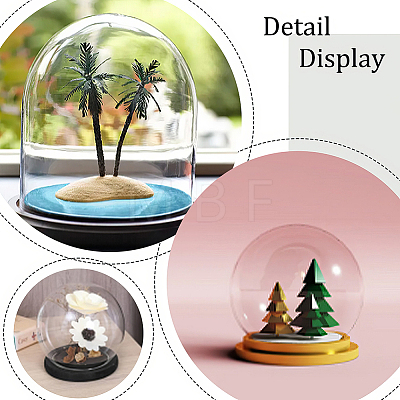 Glass Dome Cover DIY-WH0430-696G-1