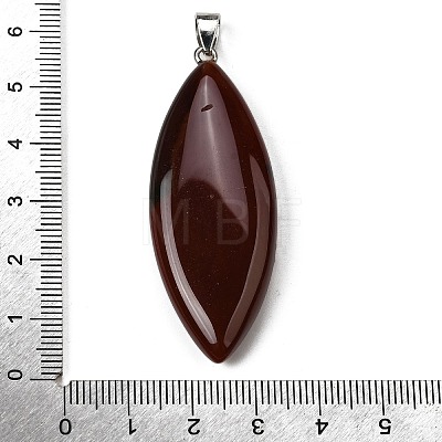 Natural Red Agate Big Pendants G-F820-06B-1