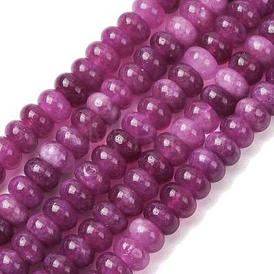 Natural White Jade Beads Strands G-E507-01-06-1