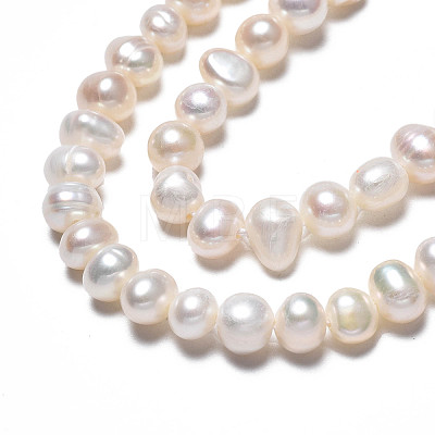 Natural Cultured Freshwater Pearl Beads Strands PEAR-N013-05C-1