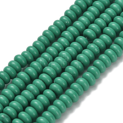 Synthetic Turquoise Beads Strands G-Z110-B01-2x4mm-04-1