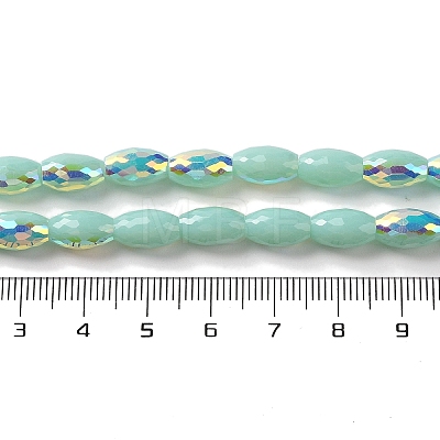 AB Color Plated Electroplate Beads Strands EGLA-H104-03E-1
