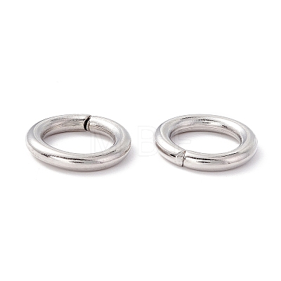 Non-Tarnish 304 Stainless Steel Open Jump Rings X-STAS-C040-01A-P-1