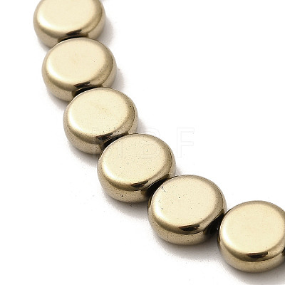 Electroplated Synthetic Non-magnetic Hematite Beads Strands G-L613-L01-02C-1