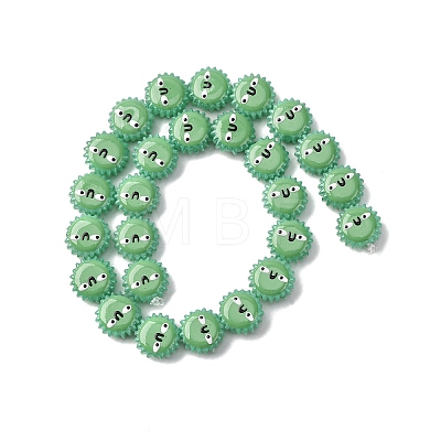 Fuuny Baking Paint Glass Enamel Beads LAMP-Q045-01E-1
