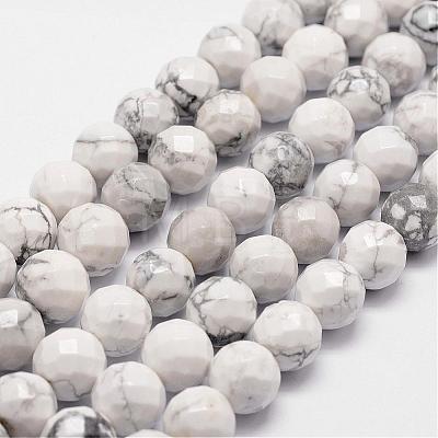 Natural Howlite Beads Strands G-D840-44-8mm-1