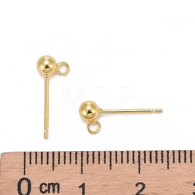 925 Sterling Silver Ear Stud Findings STER-K167-042C-G-1