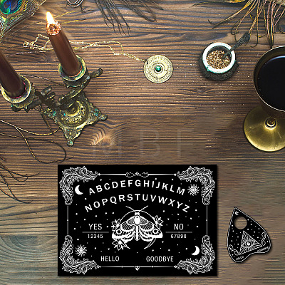 Pendulum Dowsing Divination Board Set DJEW-WH0324-031-1