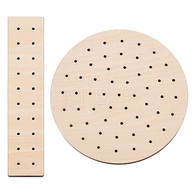 Basswood Plywood Stud Earring Assembly Baking Sealing Resin Coating Jig Support WOOD-WH0125-02-1