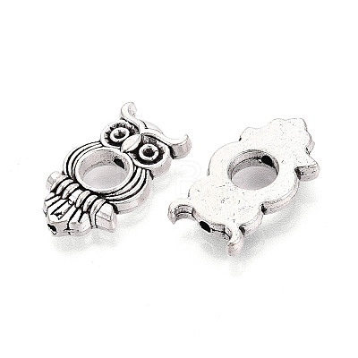 Tibetan Style Alloy Bead Frame TIBEB-T005-03AS-1