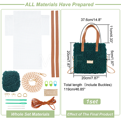 DIY Knitting Crochet Bags Kits DIY-WH0449-63B-1