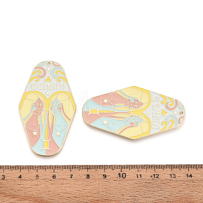 Rack Plating Alloy and Enamel Big Pendants X1-ENAM-T021-29A-1