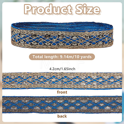 10Yards Paillette Embroidery Ribbon OCOR-OC0001-97A-1