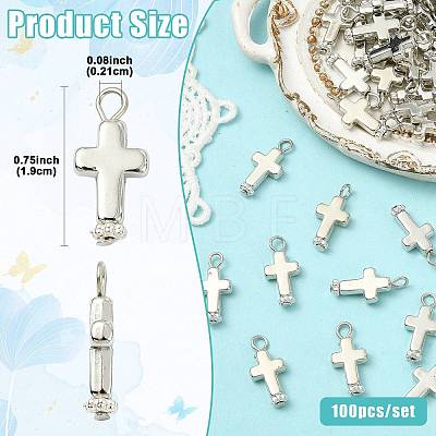 100Pcs Alloy Pendants PALLOY-FS00084-1