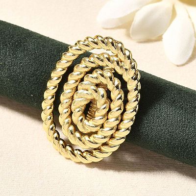 Brass Cuff Rings for Women RJEW-Q008-03G-1