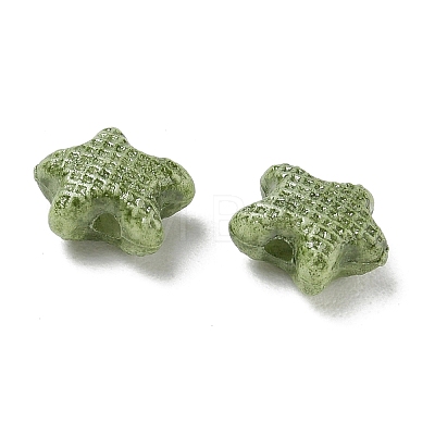 Vintage Handmade Porcelain Beads PR-CBA4F13-I03-1