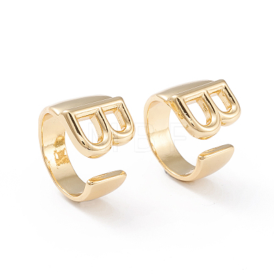Brass Cuff Rings X-RJEW-L097-06B-1