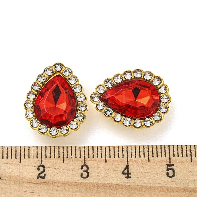 Acrylic Rhinetsone Cabochons FIND-C054-02G-02-1