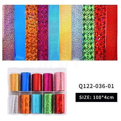 10Pcs Nail Art Transfer Stickers MRMJ-Q122-036-01-1