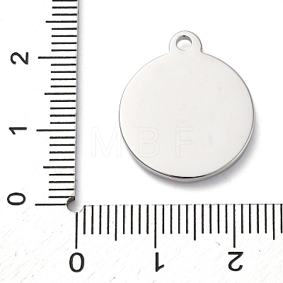 304 Stainless Steel Pendants STAS-S163-30P-1