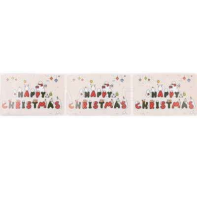 200Pcs Christmas Theme Paper Self-Adhesive Stickers DIY-M070-02I-1