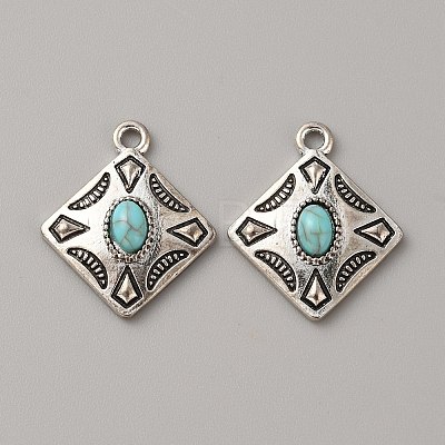 Tibetan Style Alloy Pendants TIBEP-CJC0002-11A-1