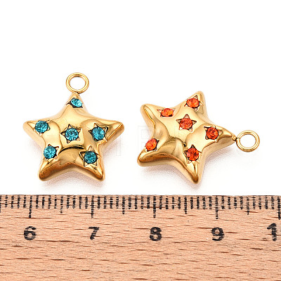 Ion Plating(IP) 304 Stainless Steel Pendants STAS-N112-19G-1