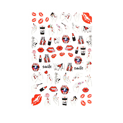 Environmental Nail Art Stickers for Valentine's Day MRMJ-R096-XF3387-1