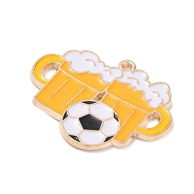 Alloy Enamel Pendants AL-CBAD1A5-01C-KCG-1