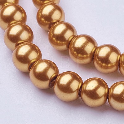 Glass Pearl Beads Strands HY-8D-B68-1