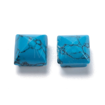Dyed Synthetic Turquoise Cabochons G-D058-04A-1