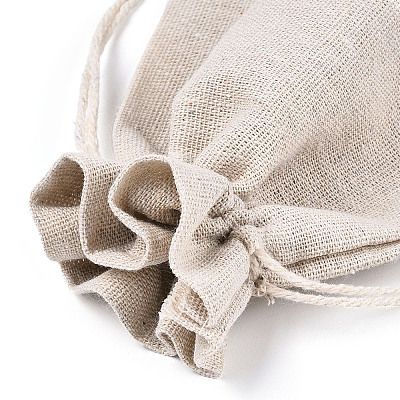 Cotton Cloth Packing Pouches Drawstring Bags ABAG-R011-15X20-01-1