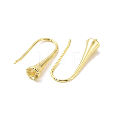 Rack Plating Brass Earring Hooks KK-F839-030A-G-1