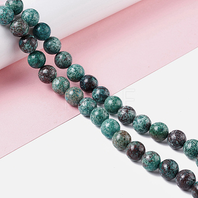 Natural Chrysocolla Beads Strands G-I318-09D-1