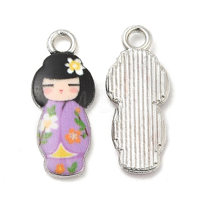 Alloy Enamel Pendants FIND-C037-17P-1