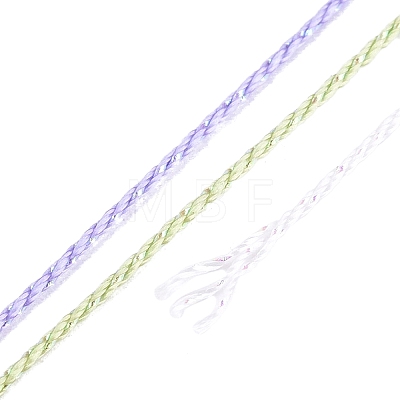 5 Rolls 9-Ply Braided Nylon Strings with Metallic Thread OCOR-Q062-01D-1